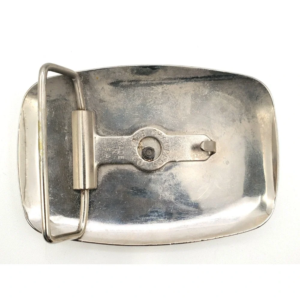 Vintage‎ Horse Head Equestrian Silver Tone Belt Buckle
